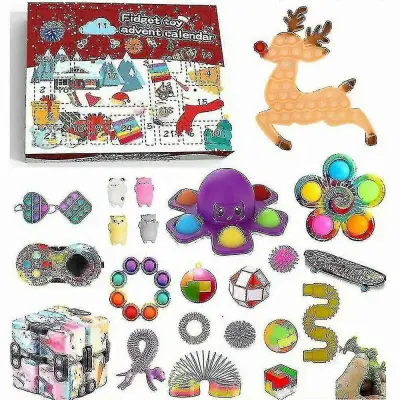 Igrače 24 Days Christmas Calendar Countdown Blind Boxs @bugu