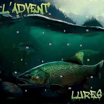 LADVENTLURES 2024, ribiški adventni koledar, ribiška vaba, božična darila, nov prihod