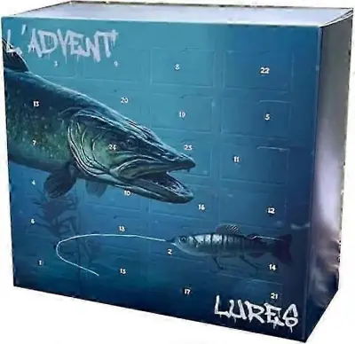 LADVENTLURES 2024, ribiški adventni koledar, ribiška vaba, božična darila, nov prihod