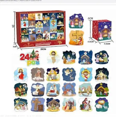 2025 Christmas Blind Box Odštevalni koledar Puzzle Božični adventni koledar Darilo Božično darilo
