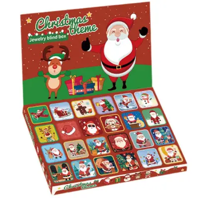 Za božič Adventni koledar Zapestnice DIY Kit DIY Ročno izdelane škatle za darila za dekleta iz perl Popolno praznično darilo za dekleta