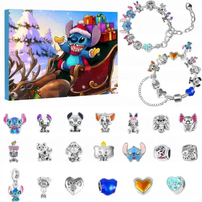 Stitch Zapestnica Diy koledar Adventna igrača Božično darilo 2024