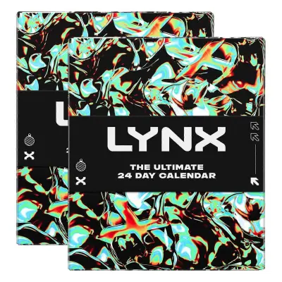 Lynx adventni koledar 24-dnevni negovalni darilni set gel za tuširanje deodorant in spreji, 2pk