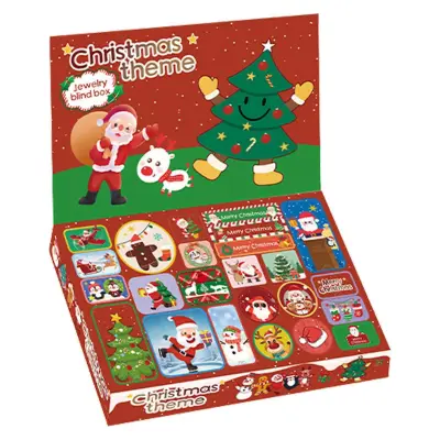 Za božič Adventni koledar Zapestnice DIY Kit DIY Ročno izdelane škatle za darila za dekleta iz perl Popolno praznično darilo za dekleta
