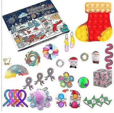 Božični adventni koledar Darilo Fidget Toys Stress Relief Fidget Toy Blind Box Kids