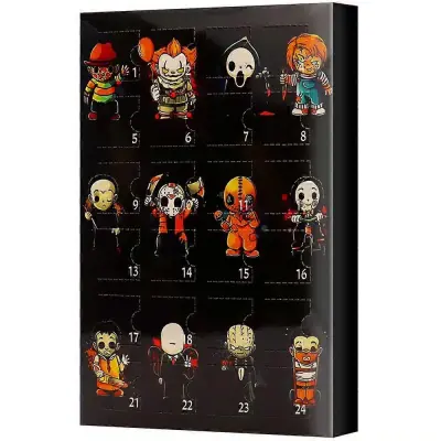 Božični adventni koledar 24 Odštevalnik Halloween Koledar Blind Box Presenečenje Halloween Smešno darilo