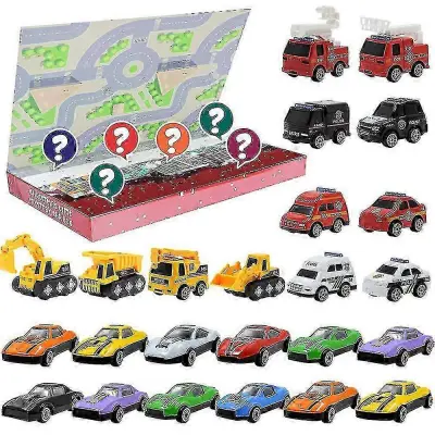 Božično adventno odštevanje Presenečenje Blind Box Igrače Božična darila za odrasle Otroški avto