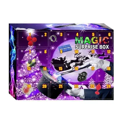 Otroška čarobna igrača Božični adventni koledar Odštevalni triki Igrača Magic Blind Box