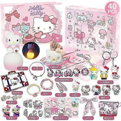 Božični adventni koledar Sanrio Kuromi My Melody Hole Music Blind Box Set LABUBU Hole Music Blind Box