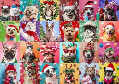 2025 Christmas Blind Box Odštevalni koledar Puzzle Božični adventni koledar Darilo Božično darilo