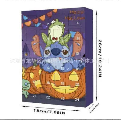 Nova škatla za slepe božične adventne koledarje Stitch Lilo & Stitch