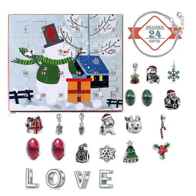 Božični odštevalnik Adventni koledar Blind Box Zapestnice Igrače Darilo za otroke fantke in deklice
