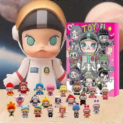 POP MART LABUBU MOLLY Figurice Božični adventni koledar Xmas 24 kosov Igrače Blind Box Darilo presenečenja