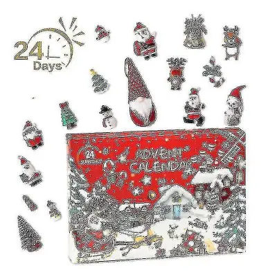 Adventni koledar Fidget Blind Box, 24-dnevne igrače, odštevanje do božičnega darila za otroke