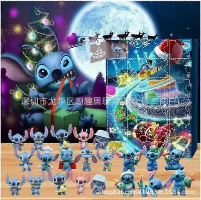 Nova škatla za slepe božične adventne koledarje Stitch Lilo & Stitch