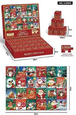 2025 Christmas Blind Box Odštevalni koledar Puzzle Božični adventni koledar Darilo Božično darilo