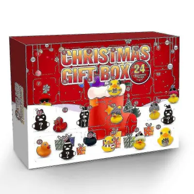 24-dnevni odštevalni adventni koledarji Gumijaste igrače Blind Box Xmas
