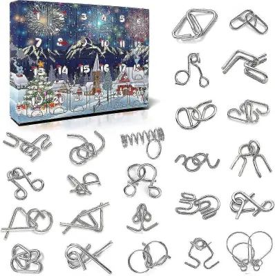 Puzzle Adventni koledar 2023 Puzzle igre za otroke, odrasle, božični koledar, fantje in dekleta
