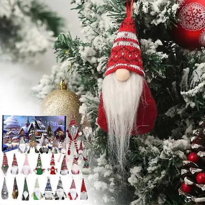 2024 Božični Gnome Adventni koledar 24-dnevni odštevalnik Božični koledar prihoda Gnomes Dolls Decor Blind Box Giftchrui1971