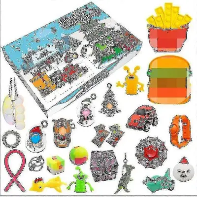 Darilo za božični adventni koledar Fidget Toys Stress Relief Fidget Toy Blind Box Kids_y