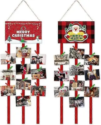 Posnetki za fotografije božičnega tovornjaka Merry Christmas Viseče kartice za prikazovanje s 40
