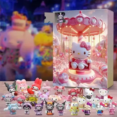 Nova Sanrio lutka slepa škatla luknja glasbena lutka obesek poke glasba božično otroško darilo