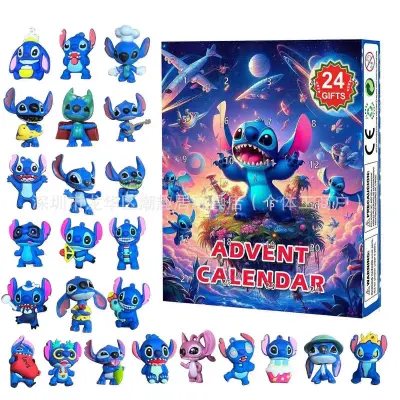 Nova škatla za slepe božične adventne koledarje Stitch Lilo & Stitch