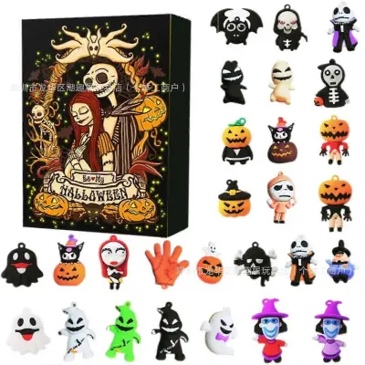 Božični adventni koledar 24 Odštevalnik Halloween Koledar Blind Box Presenečenje Halloween Smešno darilo