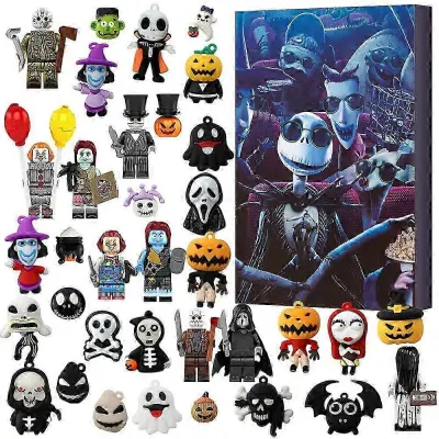 Adventni koledar 2023 Festival duhov Ghost Horror Koledar Blind Box Horror Night Halloween 24 Advent Countdown Halloween Blind Box