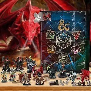 Dungeons & Dragons Adventni koledar 24 daril Darila za božične praznike Blind Box