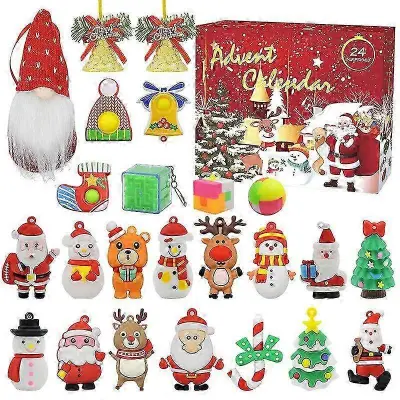 2025 Fidget Gift Božični adventni koledar za otroke Božični adventni koledarji Fidget Box Sensory Fidget darilni set za božično zabavo