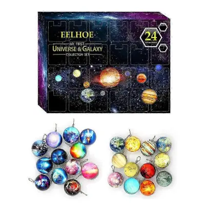 24 Days Planet Blind Box božični adventni odštevalni koledar iz plastičnega materiala