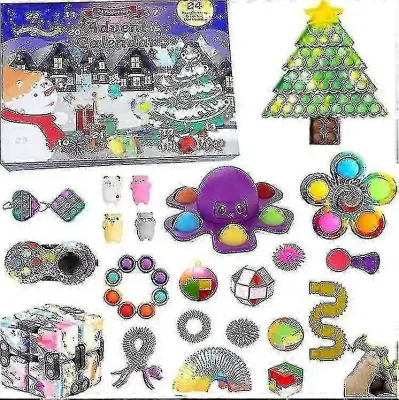 Darilo za božični adventni koledar Fidget Toys Stress Relief Fidget Toy Blind Box Kids_y
