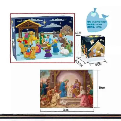 2025 Christmas Blind Box Odštevalni koledar Puzzle Božični adventni koledar Darilo Božično darilo