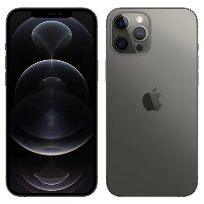 Obnovljeno - znaki rabe - Ecofone iPhone 12 Pro Max 5G crn 256 GB 6 GB ram