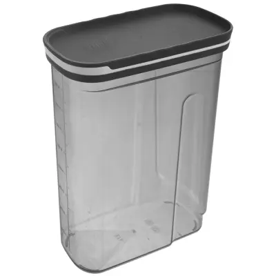Posoda za razsute izdelke z dozirnikom, SIVA, 2,7 l