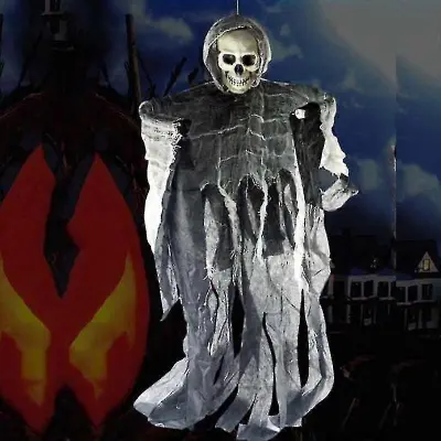 Halloween Decor Horror Skeleton Skull Ghost Door Viseča Zavesa