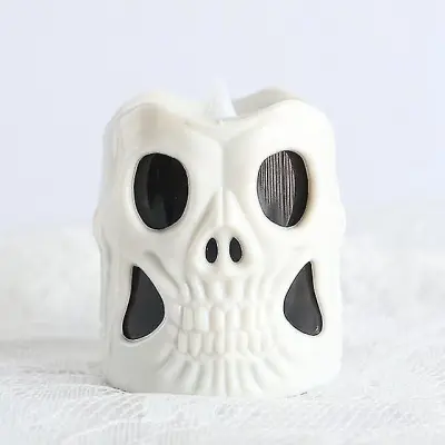 Led luči za noč čarovnic, groza, lobanja, duh, ki drži svečo, svetilka, dekoracija za zabavo Happy Holloween za dom, hiša s straši, okraski x
