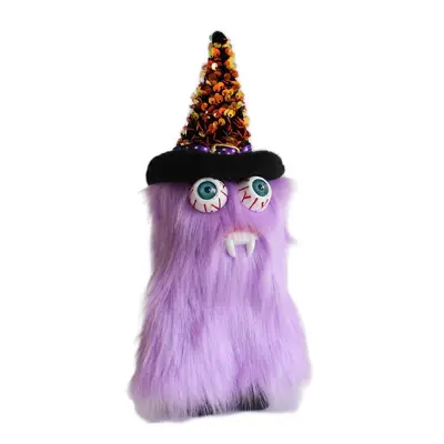 Dolg pliš za Vampirja brez obraza za lutko Noč čarovnic za lutko Ornament Risanka Dwa