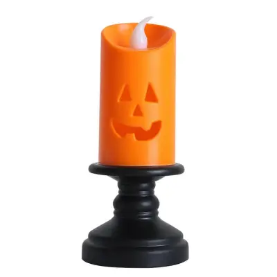Noč Čarovnic Pumpkin Led Sveče Luč Dolgotrajna No Burning Plamen Luč Za Predloge In Dnevne Okraske Za Dom