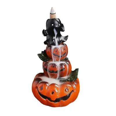 Noč čarovnic Smola Pumpkin Backflow Gorilnik za kadila Ustvarjalna Backflow Aromaterapija Peč Doma Dekor in Darila
