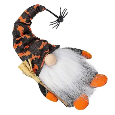 Pajek Okraski za noč čarovnic Gnome Doll Oblika Primerna za dekoracijo vrta s tkanino Material 1Set