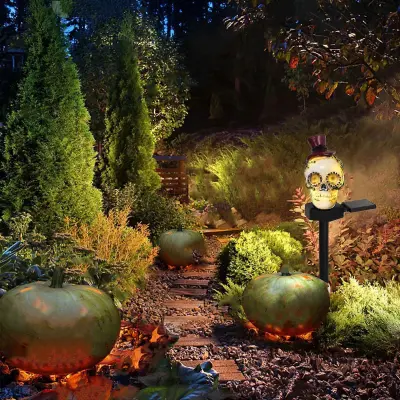 Faux Skeleton Scary Halloween Party Mileu Decoration Lights