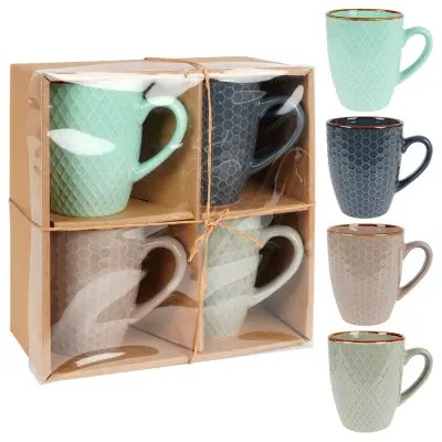 Keramične skodelice 270 ml 4 kosi.