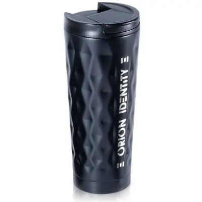 Črna jeklena termo skodelica 500 ml