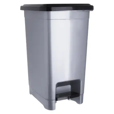 Ozek plastični koš za odpadke s pedalom, 10 l