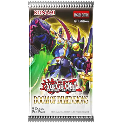 Yugioh Karte Doom of Dimensions Booster