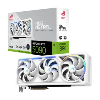 Grafična kartica nVidia RTX5090 Asus ROG Astral OC Edition bela - 32GB GDDR7 (90YV0LWA-M0NA00)