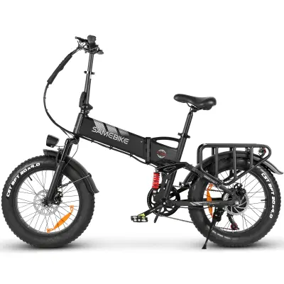 Zložljivo električno kolo SameBike RS-A02 Pro, 15Ah odstranljiva baterija, črna