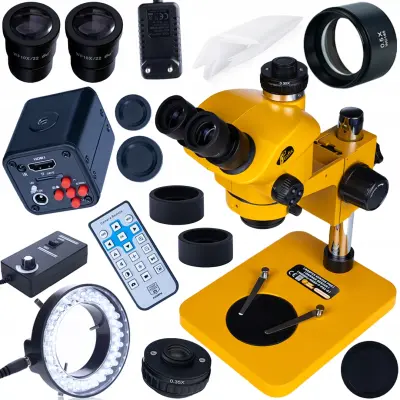 ROSFIX SIRIUS PRO MSSP-T-PS1-O – TRINOKULARNI STEREOSKOPSKI MIKROSKOP | ZOOM 7–50X, GREENOUGH, WF10X/22, 102 MM